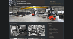 Desktop Screenshot of kloesters-maschinen.de